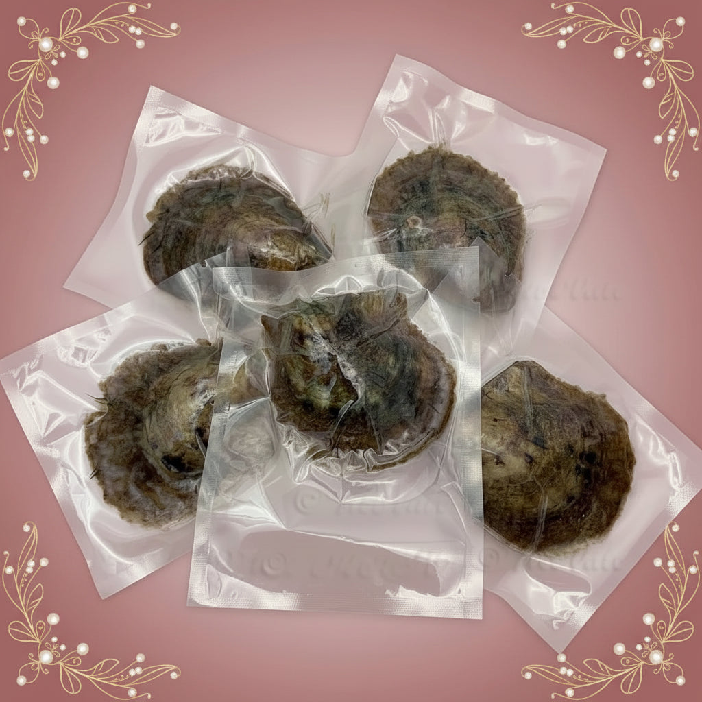 Tray of 5 Rice Pearl Oysters